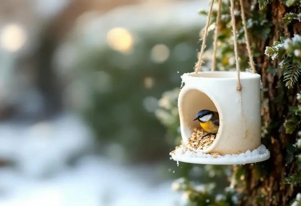 Comment un pot de yaourt vide peut aider les oiseaux à affronter le froid de l'hiver