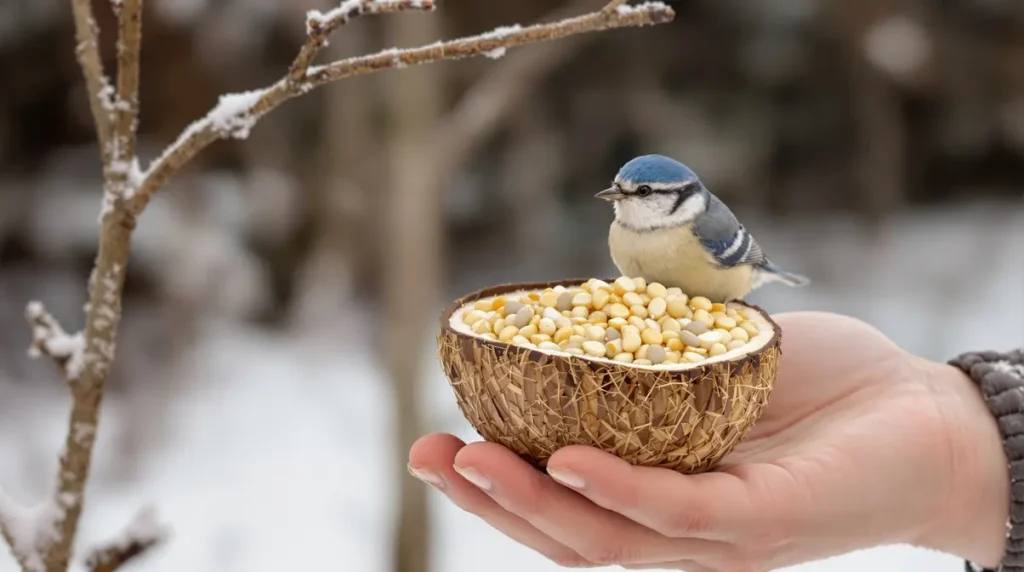 On parle souvent de nichoirs, mais beaucoup moins de cet aliment vital qui sauve les oiseaux en hiver