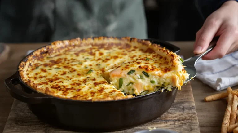 « Vous allez vouloir le refaire, c&rsquo;est certain » : le croque-cake ultra-fondant au saumon et aux épinards (prêt en un clin d’œil !)